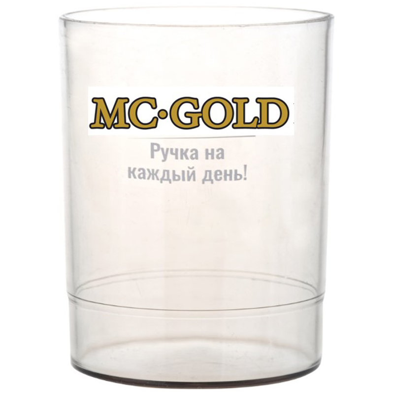 Стакан для ручек MC Gold с логотипом