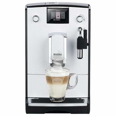 Кофемашина NIVONA CafeRomatica NICR560, 1455Вт, объем 2,2л, автокапучинатор, белая, 65608, NICR 550