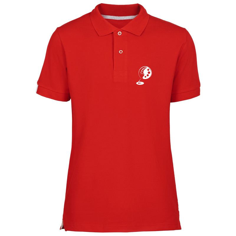 Рубашка-поло мужская "Канцмир" красная пл/хб, размер XXL/54-56