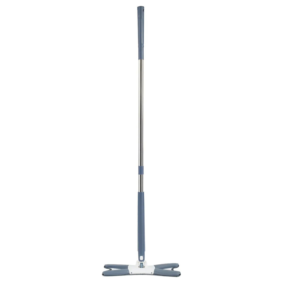 Швабра c отжимом x-type, плоская, OfficeClean Professional, мет. ручка 120 см., две насадки из микрофибры