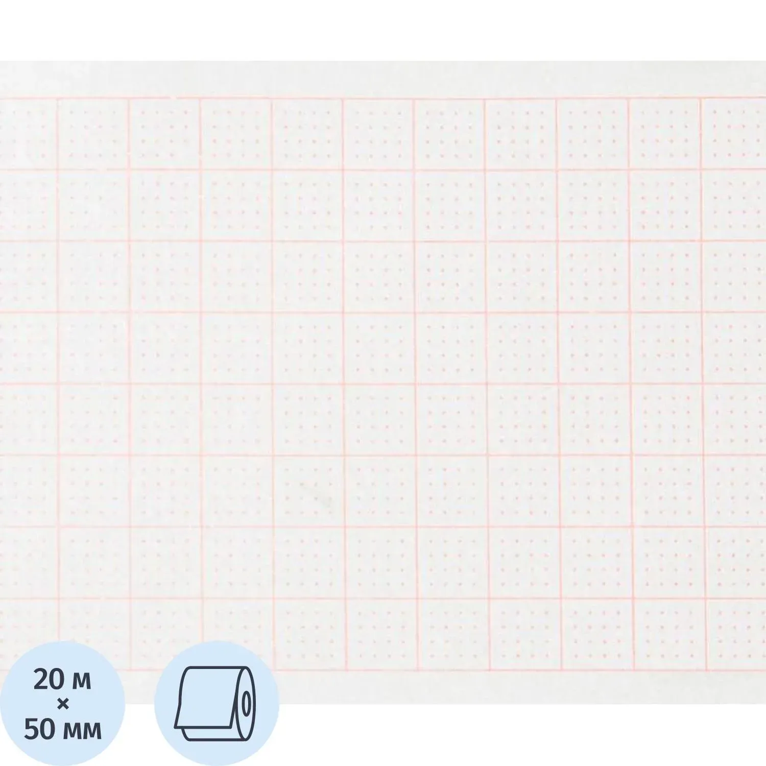 Лента тепл.регист. д/лаб. 50х20х12 (н.), (К5020АК12Ч),с сеткой,4 шт/уп