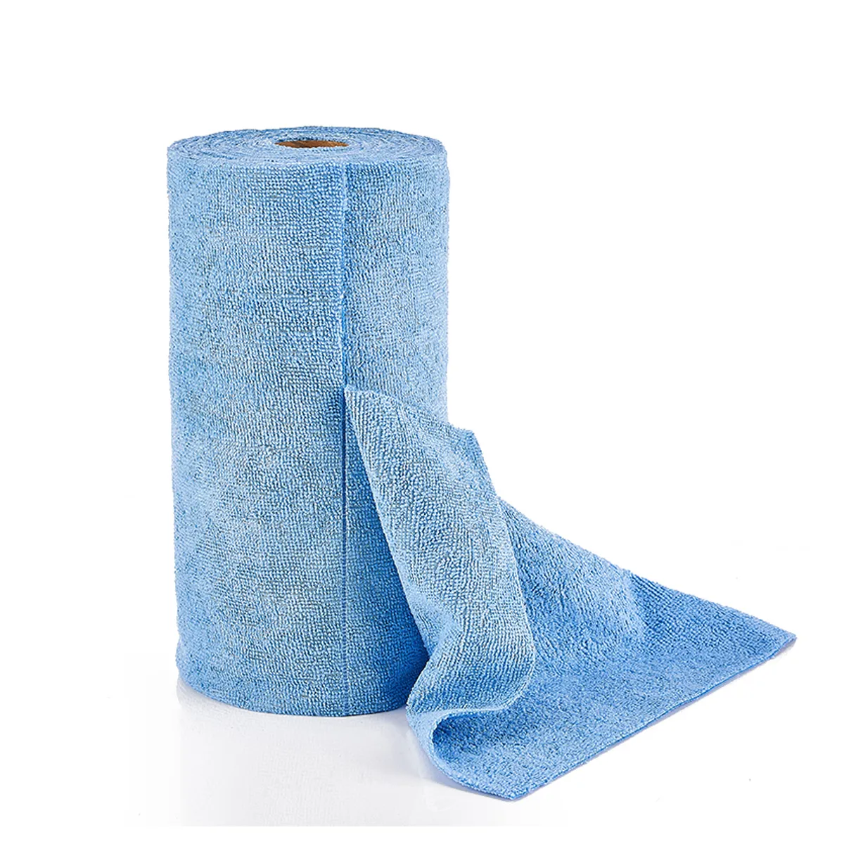 Салфетки для уборки в рулоне OfficeClean, микрофибра, 25*25см, 20 шт., голубые