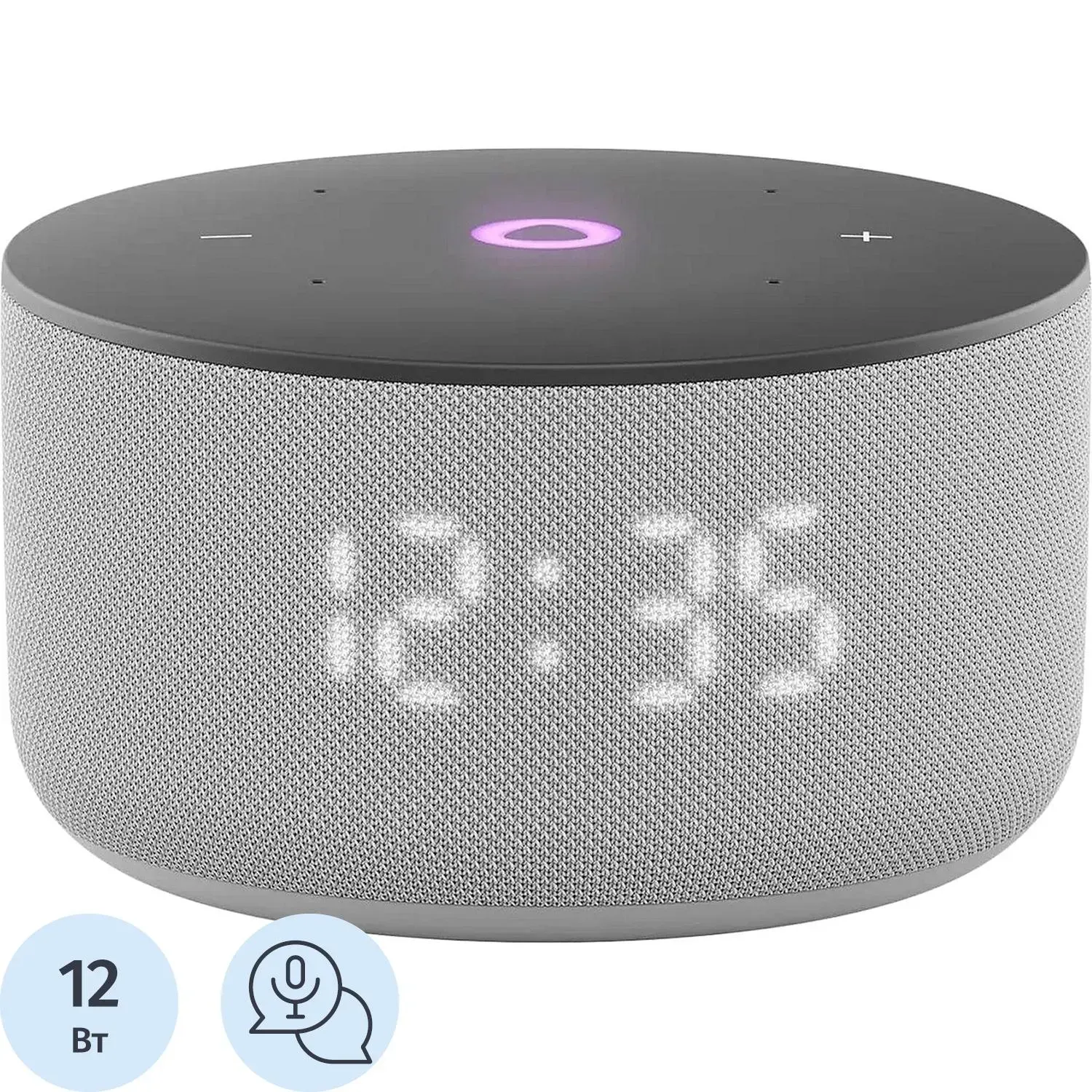 Умная колонка Яндекс Станция Мини 3 с Алисой на YaGPT серая (YNDX-00027GRY)