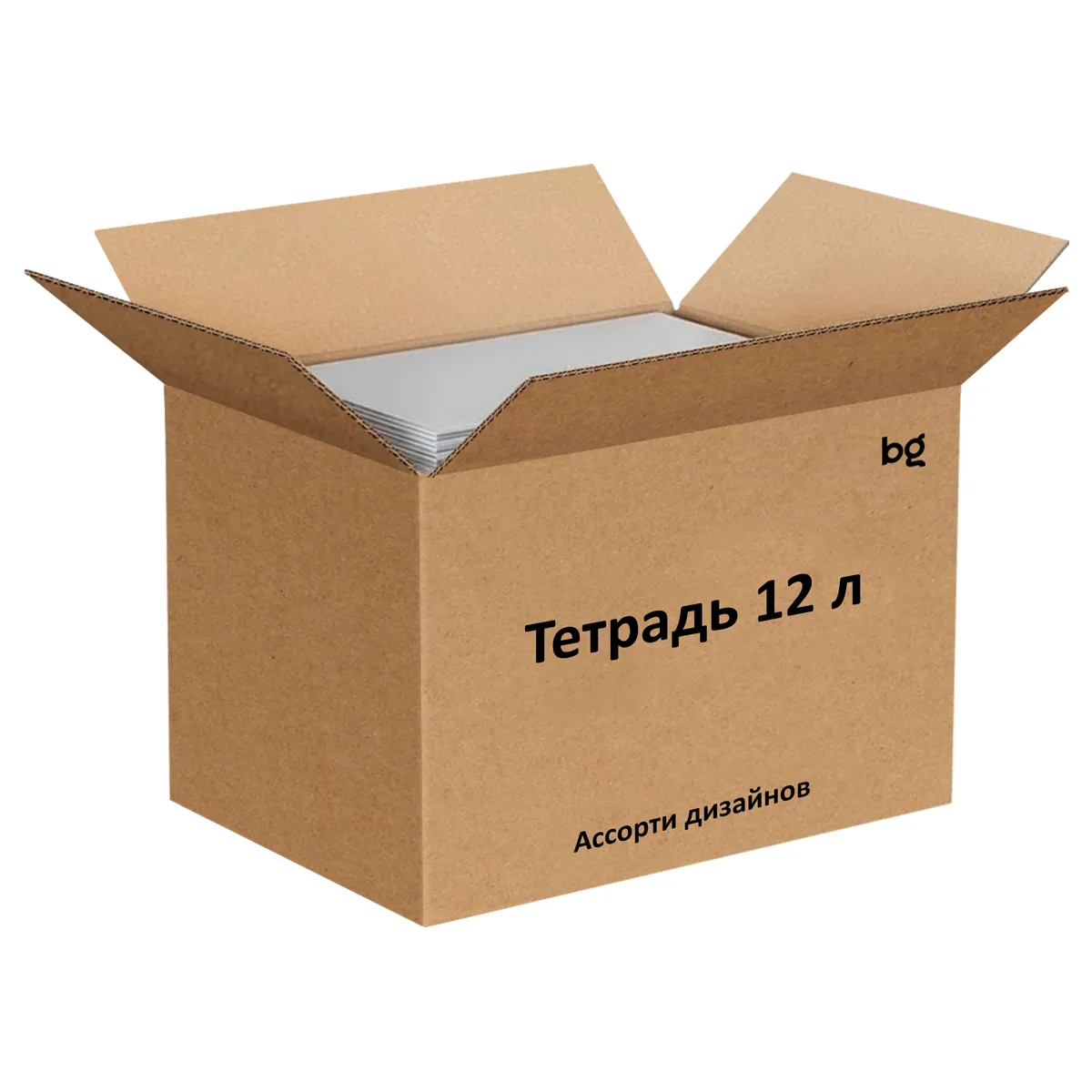 УЦЕНКА-Тетрадь 12л., линия BG "Ассорти"