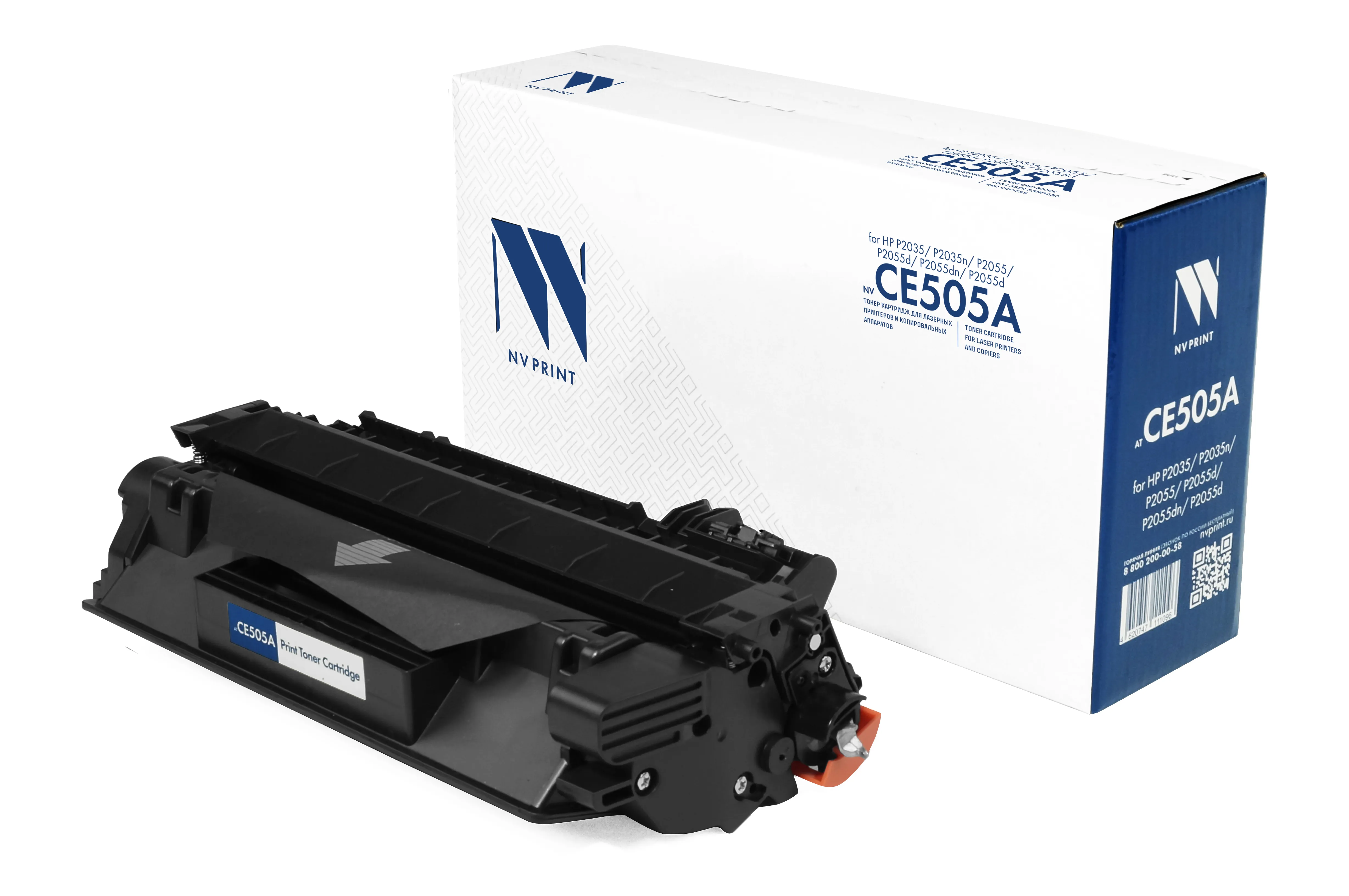 Картридж совм. NV Print CE505A (№05A) черный для HP LJ P2035/P2055 (2300стр.) (ПОД ЗАКАЗ)
