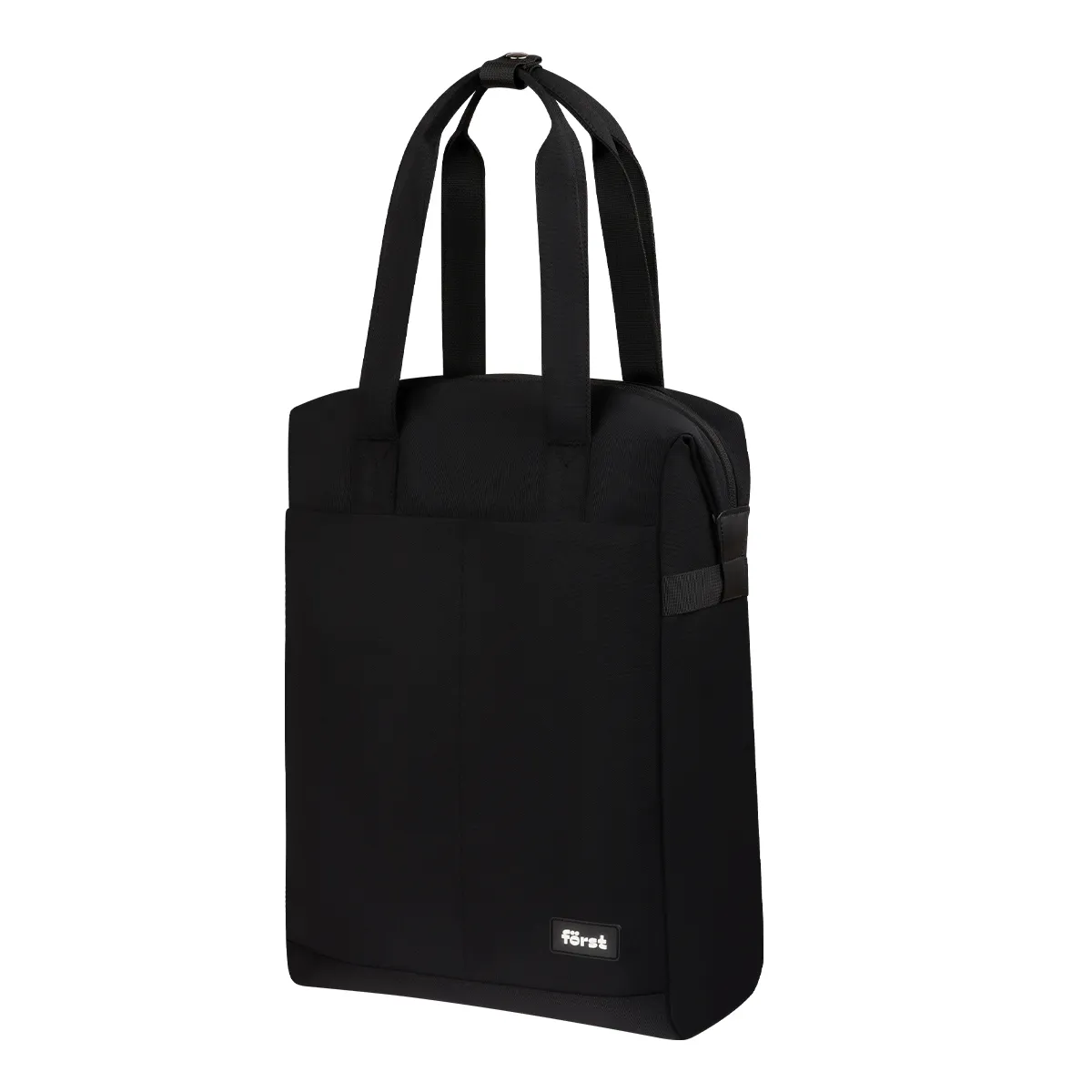 Рюкзак Först F-Casual "Dark Black" 42*28,5*12,5см, 1 отделение, 1 карман, уплотненная спинка