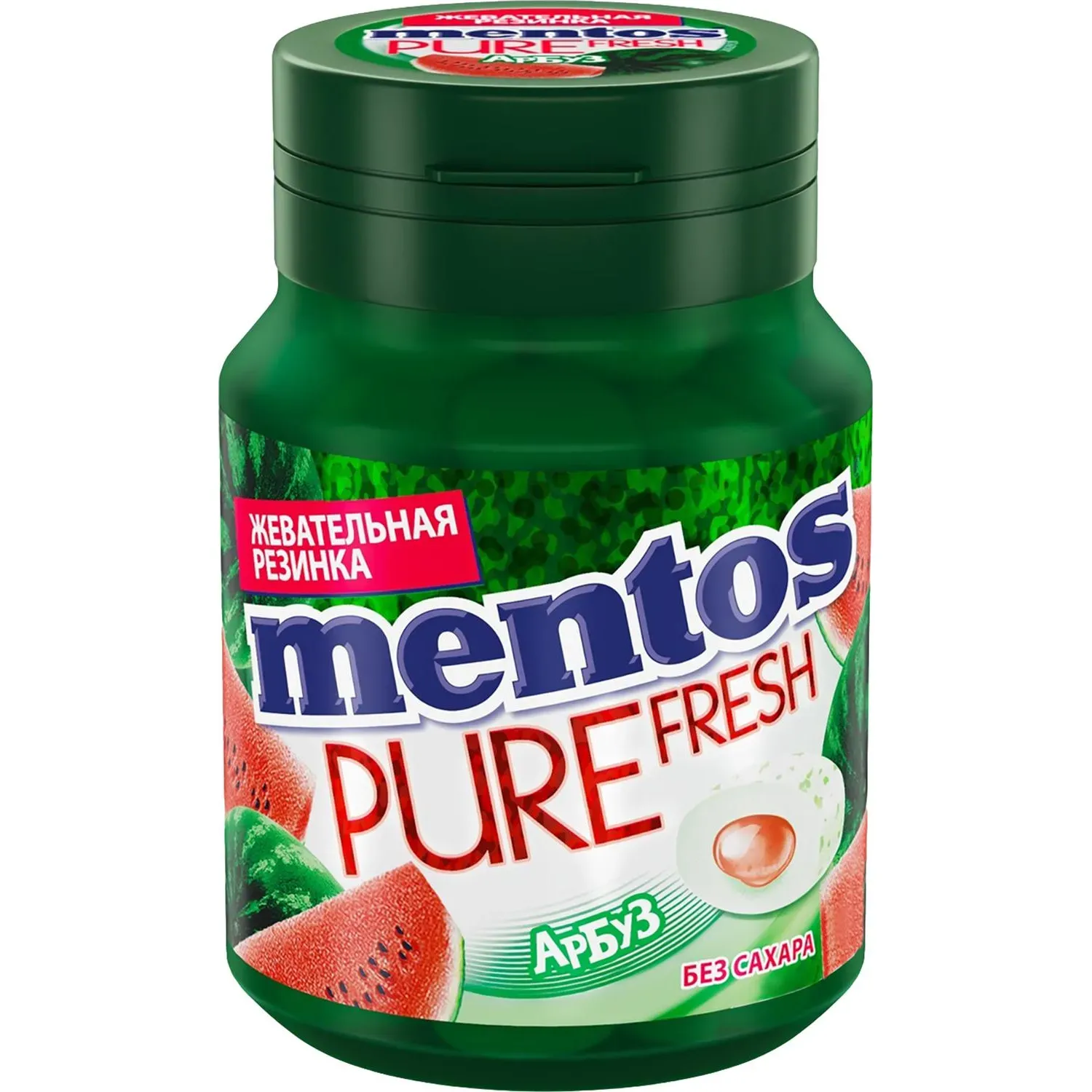Жевательная резинка Mentos Pure Fresh  Арбуз, 54г