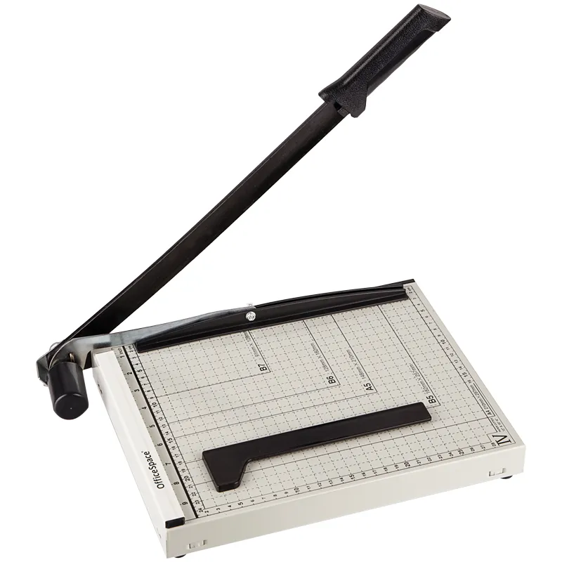 УЦЕНКА - Резак сабельный А4 OfficeSpace "Officeblade" CS412, 300мм, до 12 листов, металлическая станина