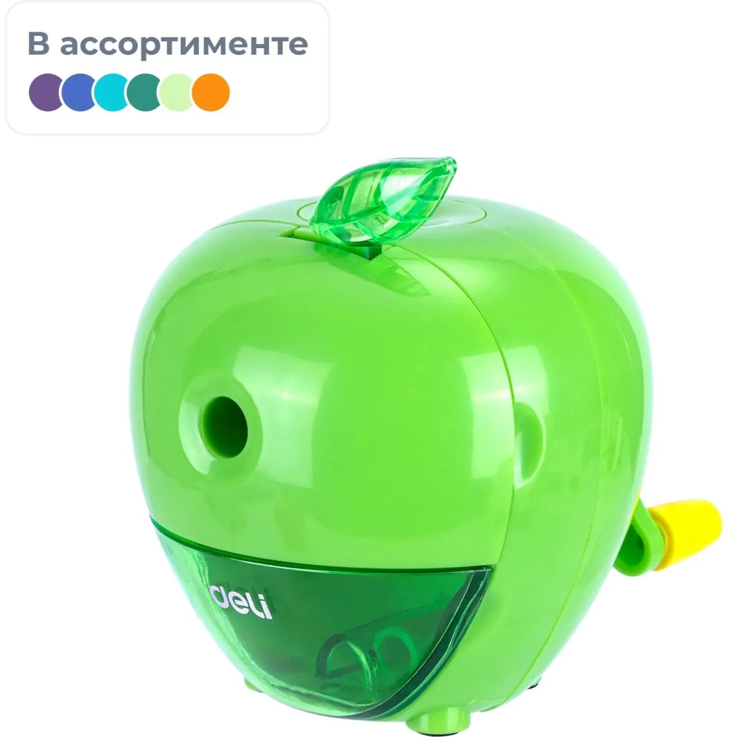 Точилка механическая Deli E0659, ABS пластик, 111x83x95 мм