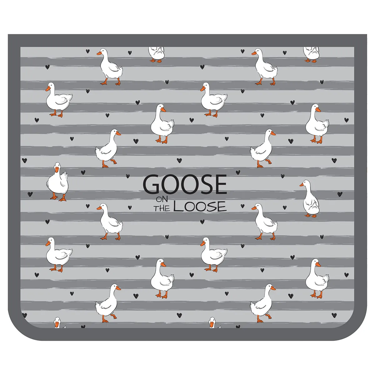 Папка для тетрадей 1 отделение, ArtSpace "Geese", А5, пластик, на молнии