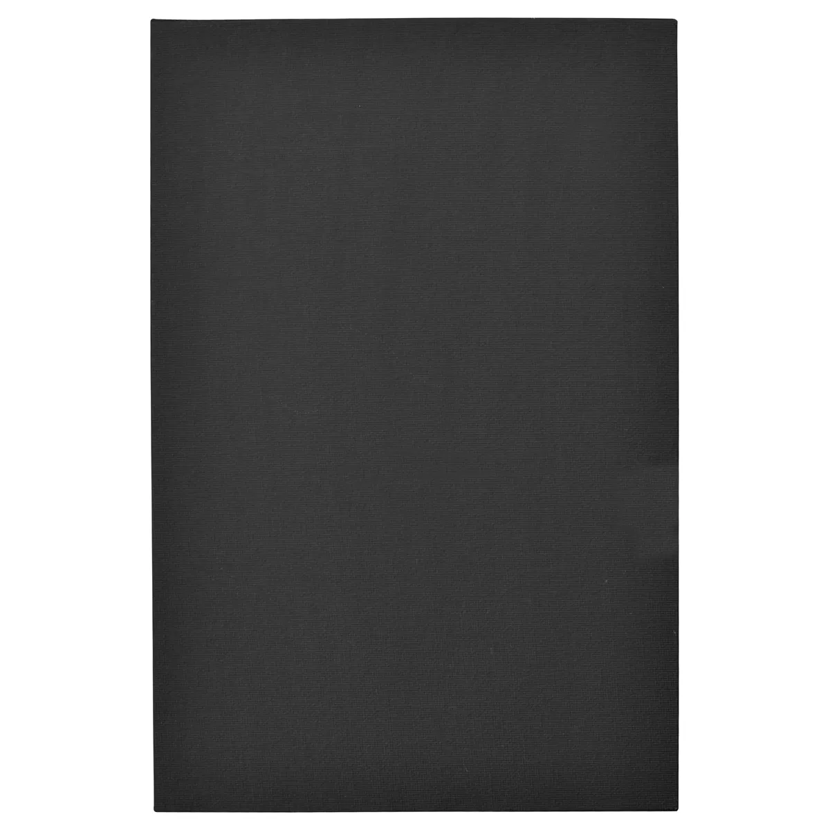 Холст на МДФ Гамма "Студия", 20*30см, цвет черный, 100% хлопок, 280г/м2, мелкое зерно