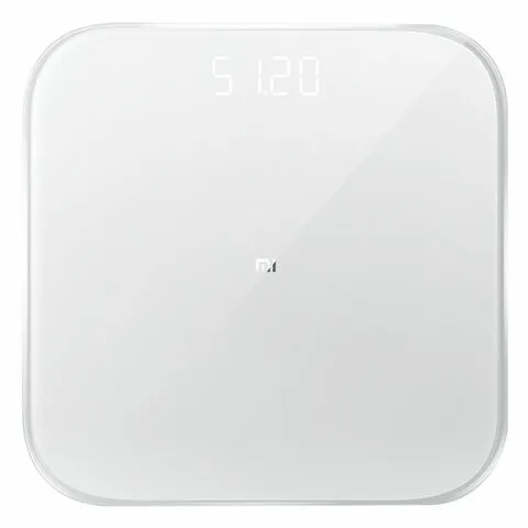 Весы напольные XIAOMI Mi Smart Scale 2, электронные, макс нагрузка 150кг, квадрат, стекло, белый, NUN4056GL