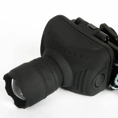 Фонарь налобный ULTRAFLASH 1Вт LED, ZOOM, 3 режима, питание 3хААА(не в комплекте), LED5354