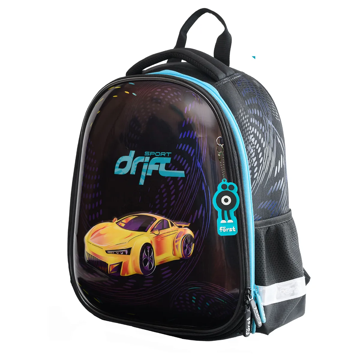 Ранец Först F-Glow "Sport drift" 37*29,5*16 см, 2 отделения, 2 кармана, анатомическая спинка