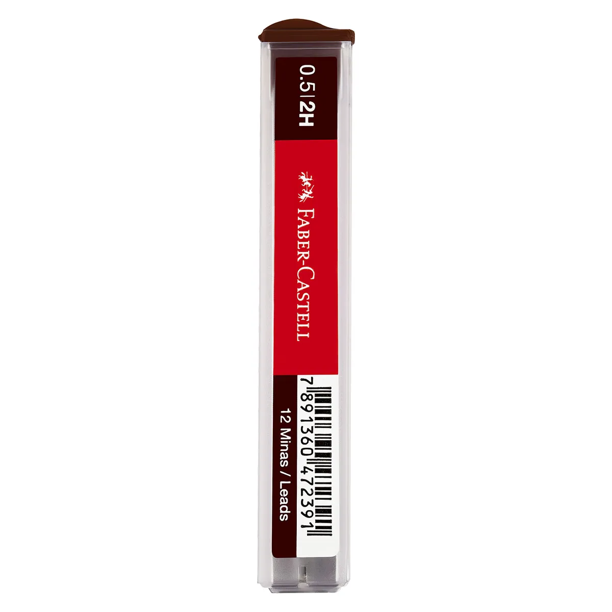 Грифели для механических карандашей Faber-Castell "Polymer", 12шт., 0,5мм, 2H