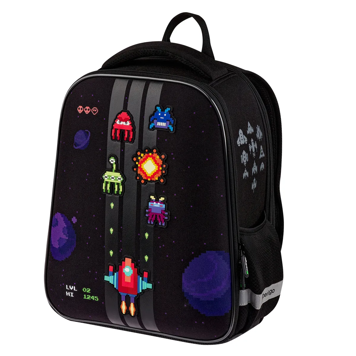 Ранец Berlingo Expert Mini "Space Battle" 36*27*14см, 2 отделения, 2 кармана, анатомическая спинка