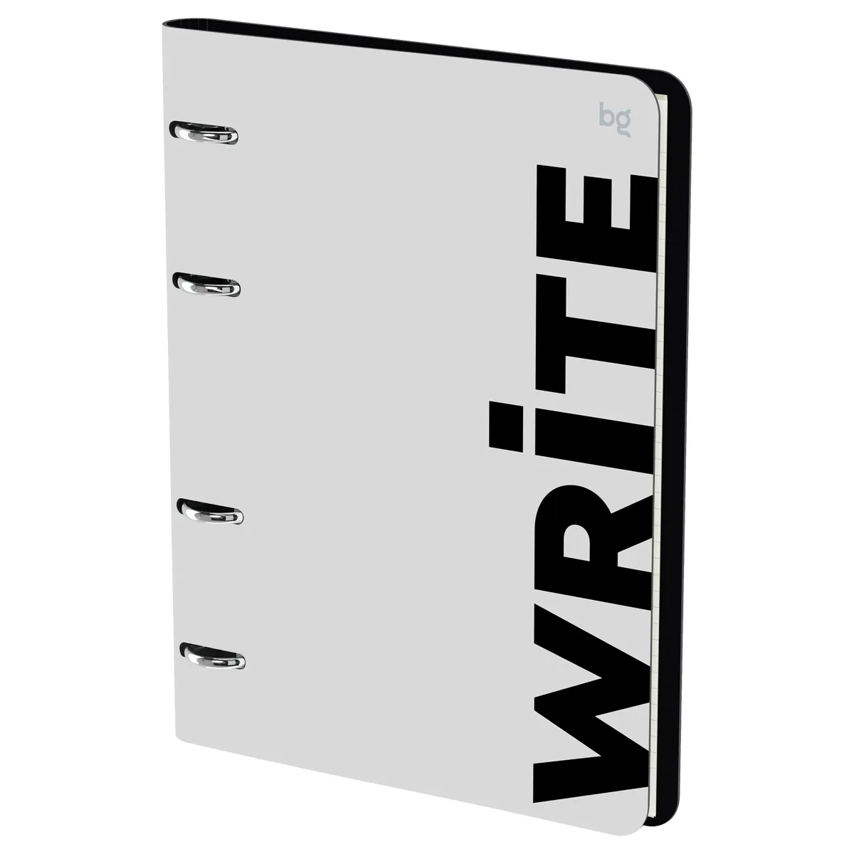 Тетрадь на кольцах А5, 120л., кожзам,  BG "Write"