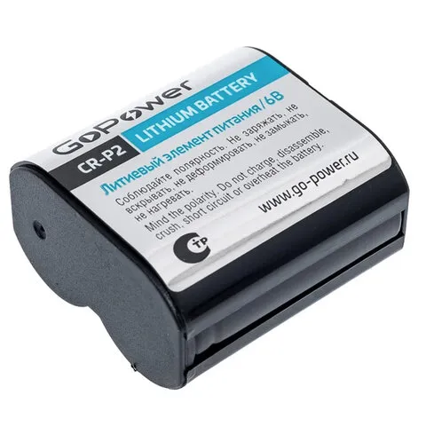 Батарейка литиевая GOPOWER Lithium CR-P2 BL1, 1 шт., блистер, 6 V, 31151364