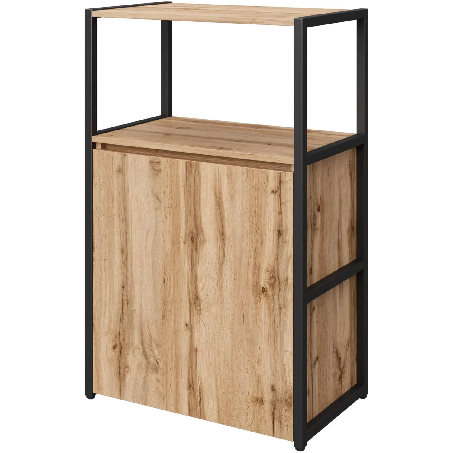 Стеллаж для документов K-Loft  241H022 670х400х1068 дуб натур/черный