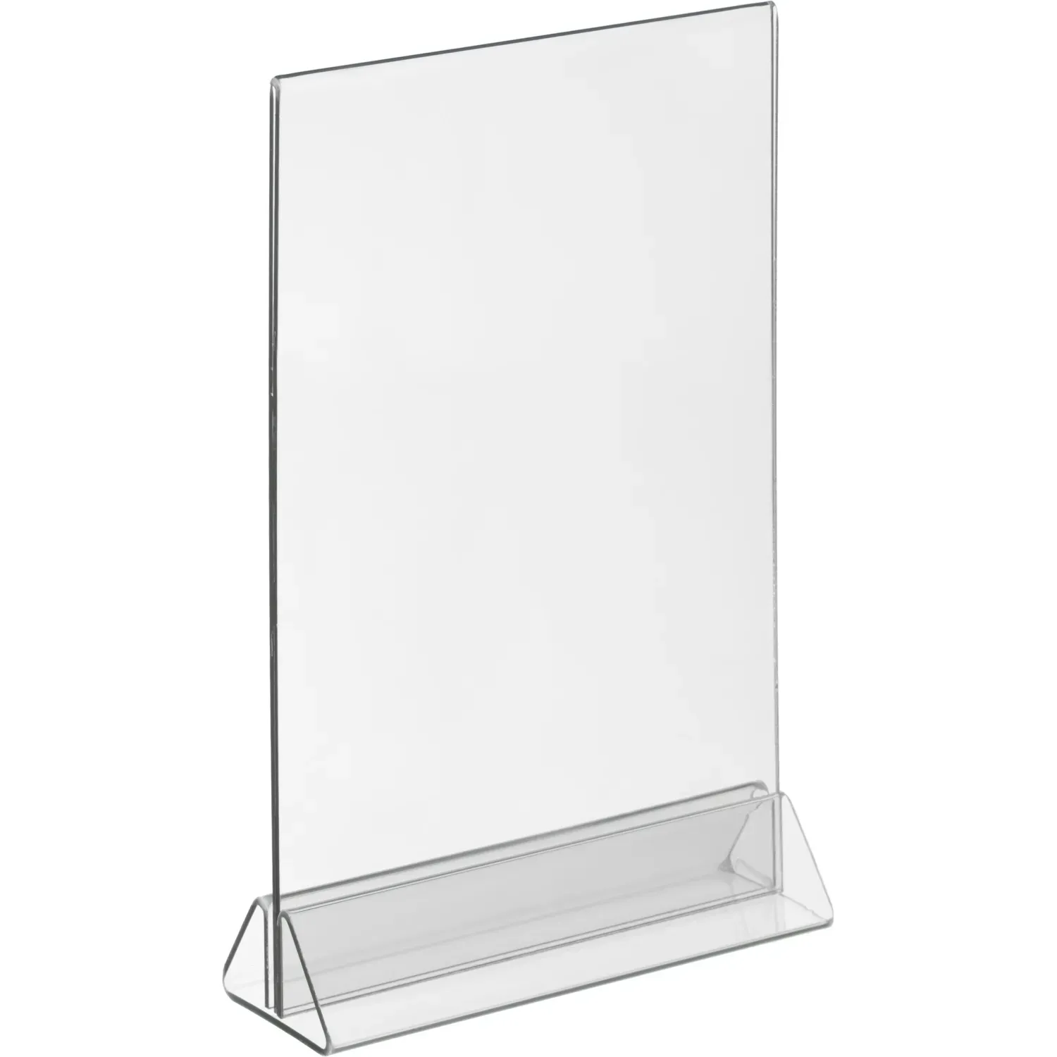 Ценникодержатель настол Комус под меню,треуг.осн.ACR-MENU HOLDER А5,10шт/уп