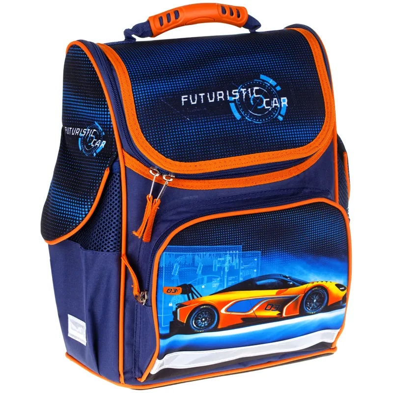 Ранец ArtSpace Junior "Futuristic car" 37*28*21см, 1 отделение, 3 кармана, анатомическая спинка