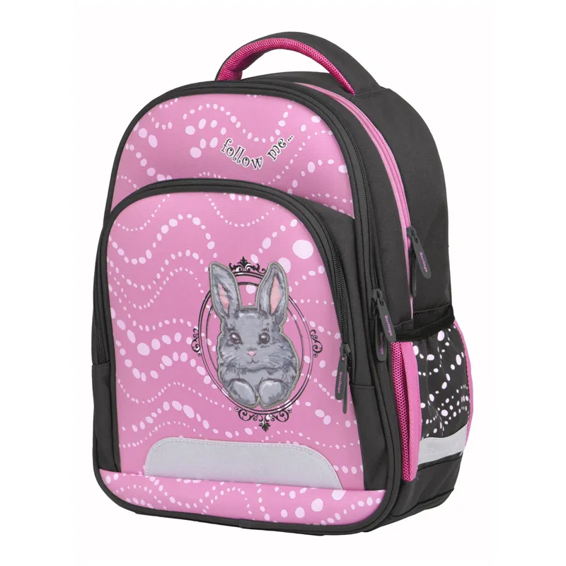 Ранец Berlingo облегченный Flash "Sweet bunny" 37*28*15 см, 2 отд, 3 кармана, анатомическая спинка