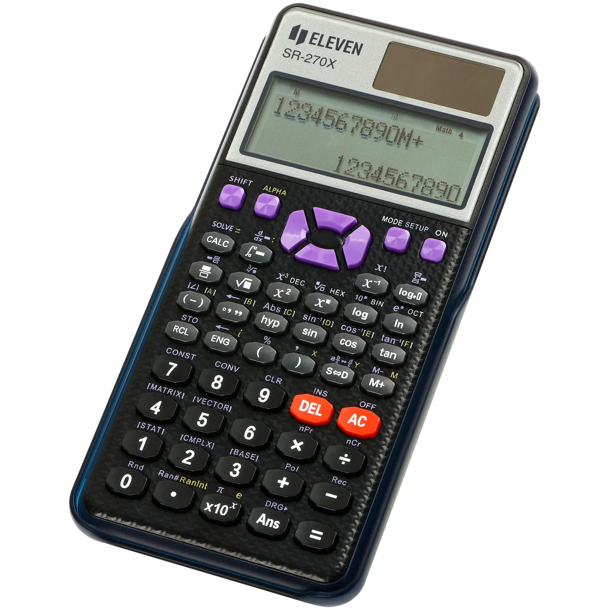 УЦЕНКА - Калькулятор научный Eleven SR-270X, матричный дисплей, 417 функций, двойное питание, 81*165*16 мм, черный (осн 365661)