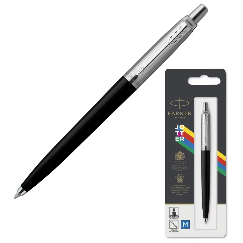 Ручка шариковая  Parker Jotter Originals Black син.стерж. блистер 2096873