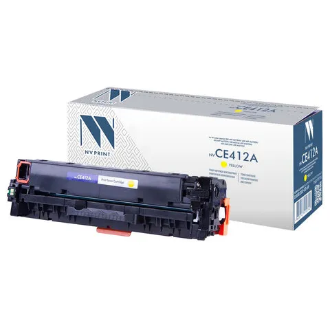 Картридж лазерный NV PRINT (NV-CE412A) для HP LJ M351a/375nw/451dn/475dn, желтый, ресурс 2600 страниц