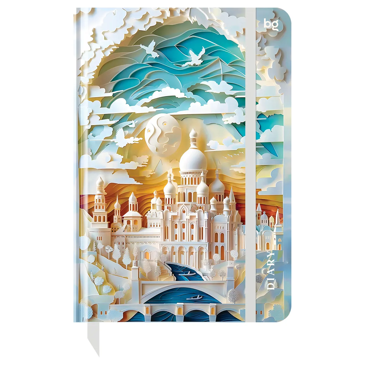 Ежедневник недатированный А5, 136л., 7БЦ BG "Paper Art. Istanbul", матовая ламинация, выборочный лак