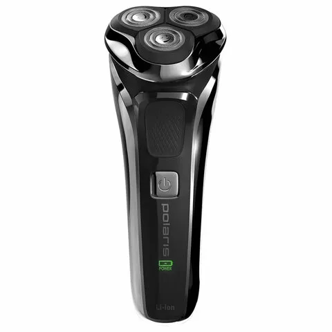 Электробритва POLARIS PMR 0305R PRO 5, 3 головки, аккумулятор, сухое и влажное бритье