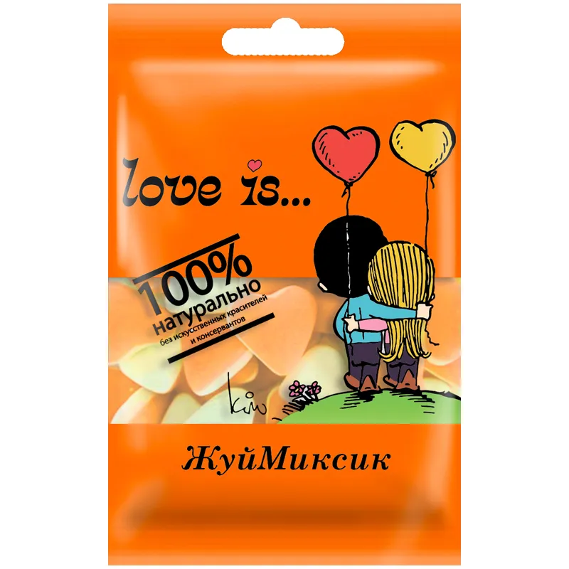 Жевательный мармелад  Love is…, банан-клубника, 25г