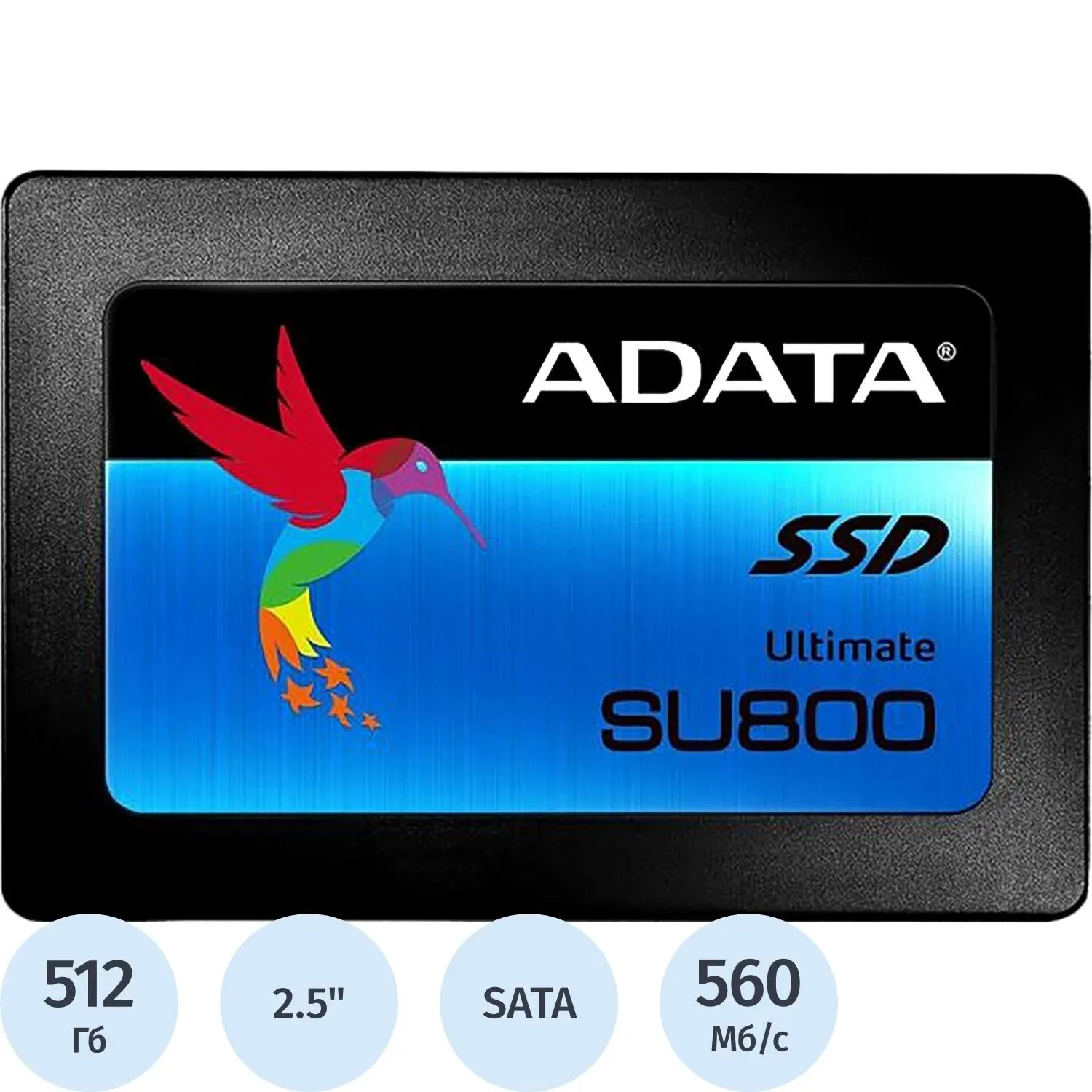 SSD накопитель A-DATA Ultimate SU800 512GB SSD(ASU800SS-512GT-C)