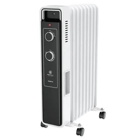 Обогреватель масляный ROYAL CLIMA ROR-PR9-2000M, 2000Вт, 9 секций, белый
