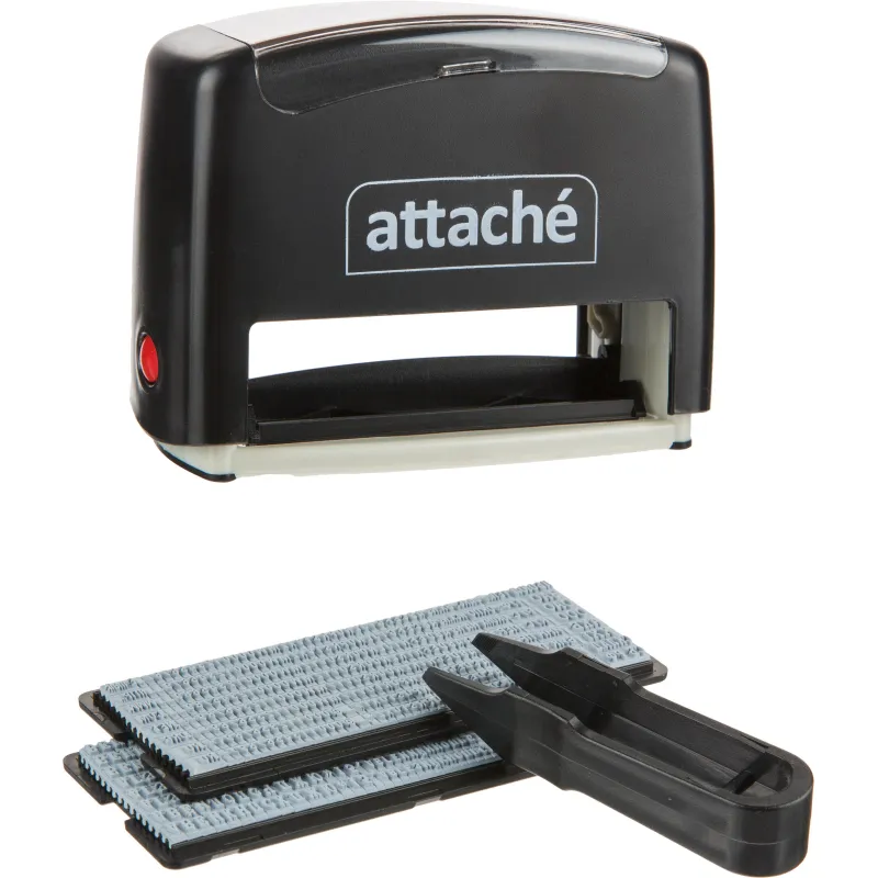 Штамп самонаборный Attache 6/8 стр. 70х32 с рамкой