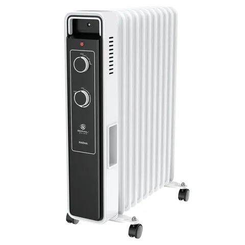Обогреватель масляный ROYAL CLIMA ROR-PR11-2500M, 2500Вт, 11 секций, белый