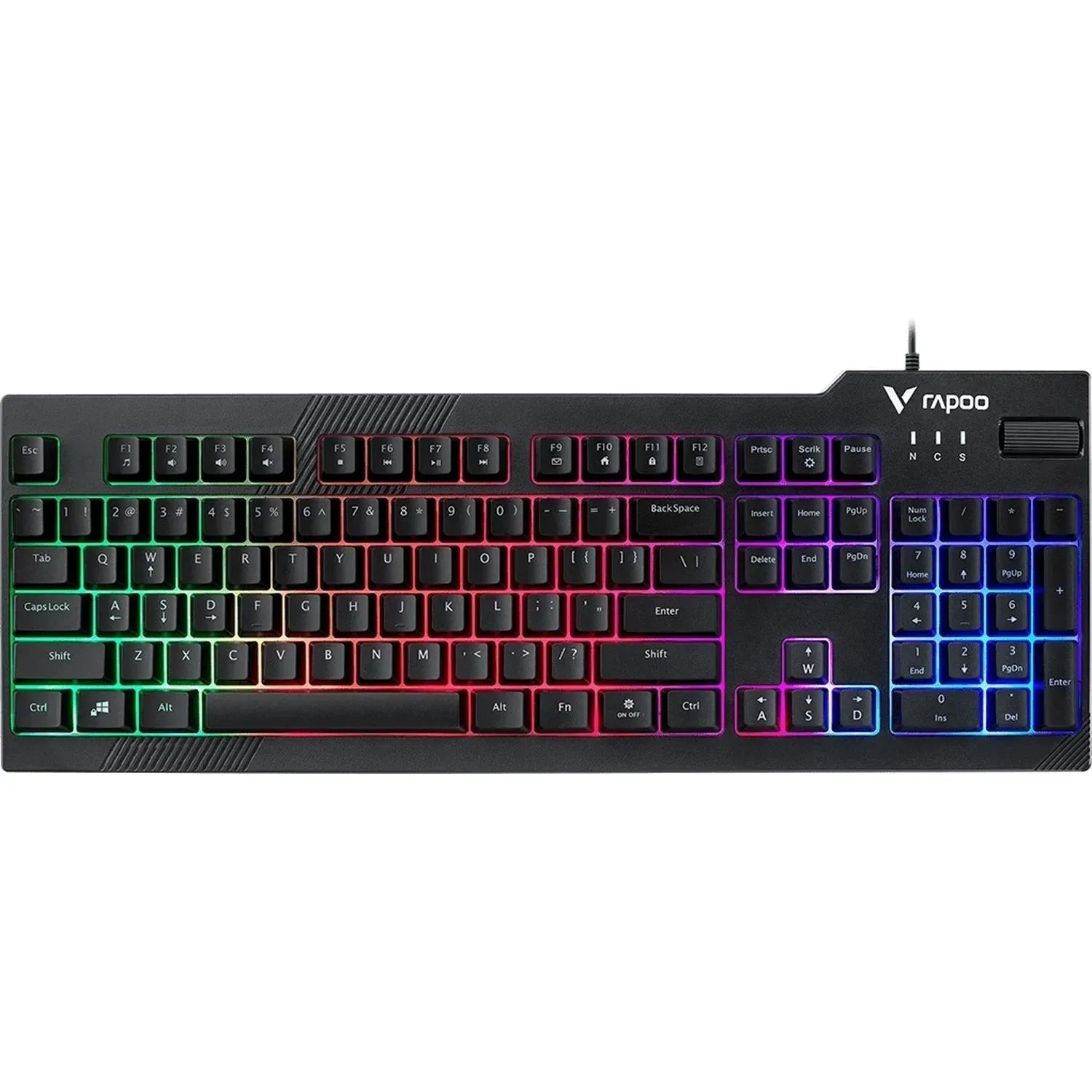 Клавиатура RAPOO Игровая проводная V50S, цвет - черный