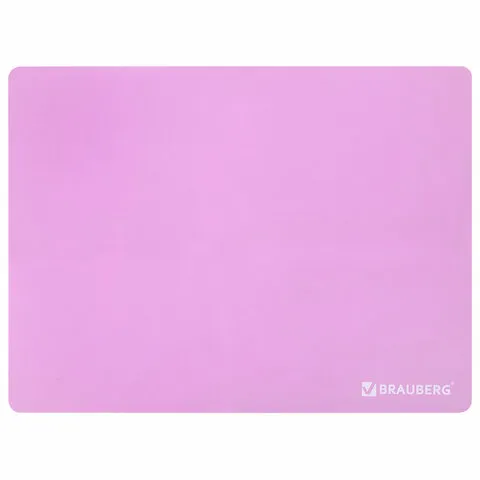 Настольное покрытие для труда и творческих занятий, силикон, BRAUBERG, розовая, 30х40 см, 272374