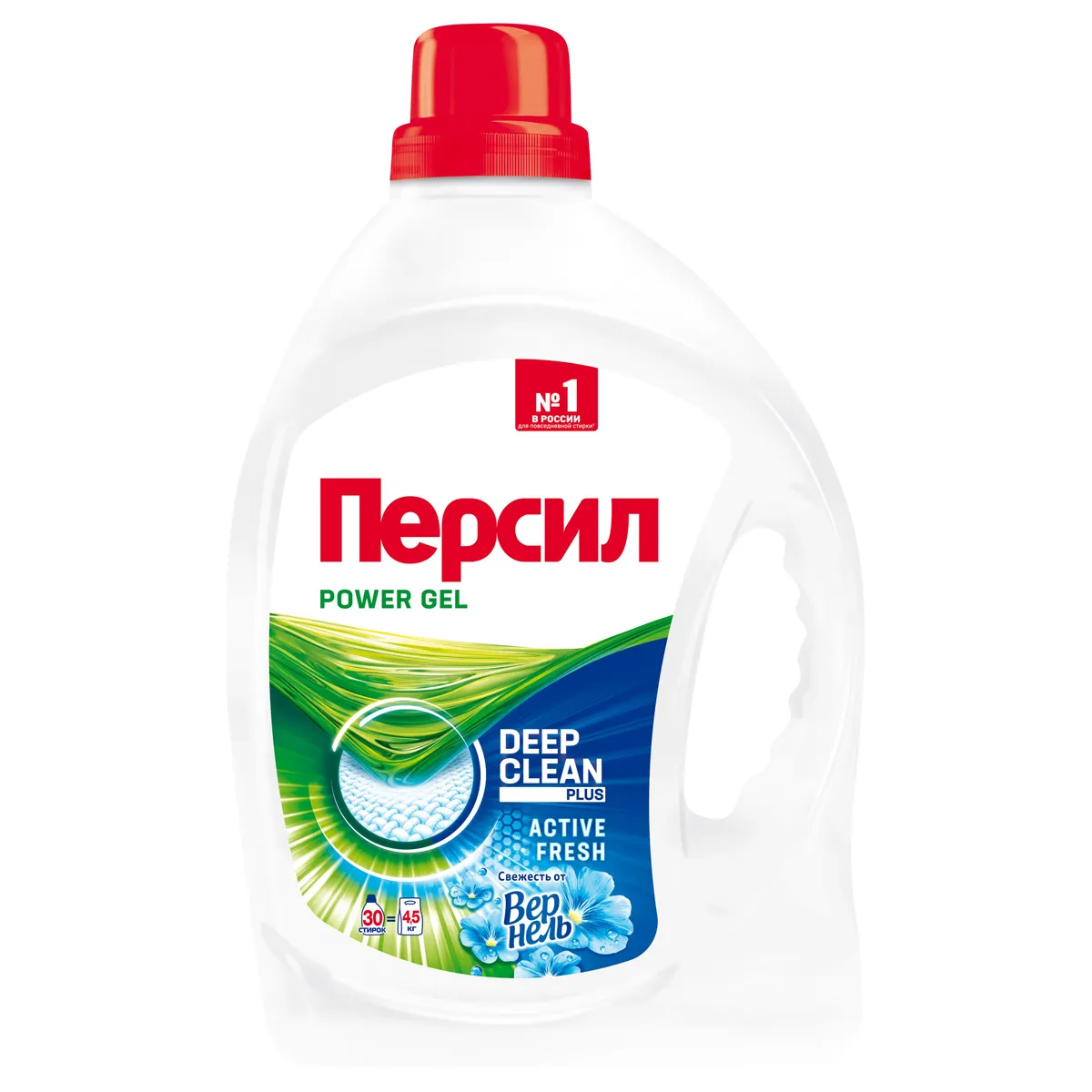 Гель для стирки Persil "Свежесть от Vernel", для белого белья, 1,95л