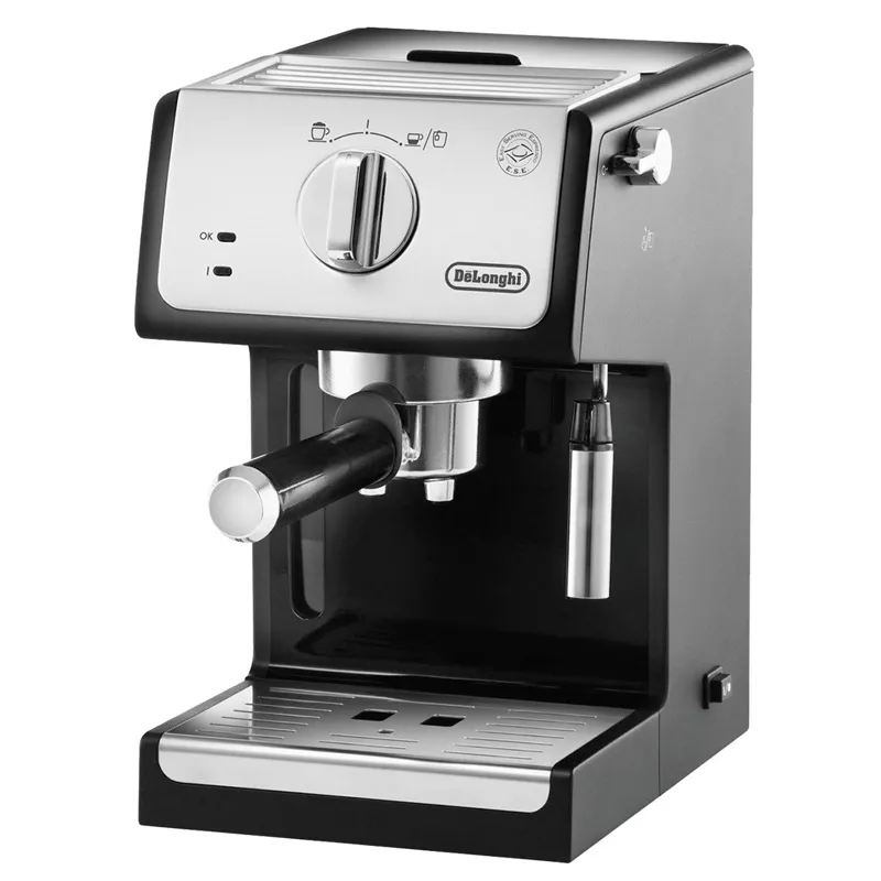 Кофеварка рожковая DeLonghi ECP 33.21.BK, 1100Вт, 15Бар, черная