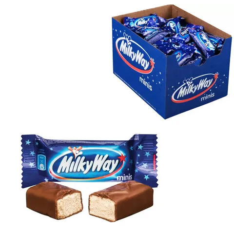 Батончики мини MILKY WAY "Minis" шоколадные, 2,5 кг