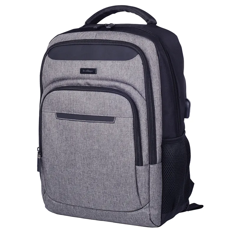 Рюкзак Berlingo City "Comfort blue" 42*29*17см, 3отд, 3карм, отд. для ноут, USB разъем, эргон.спинка