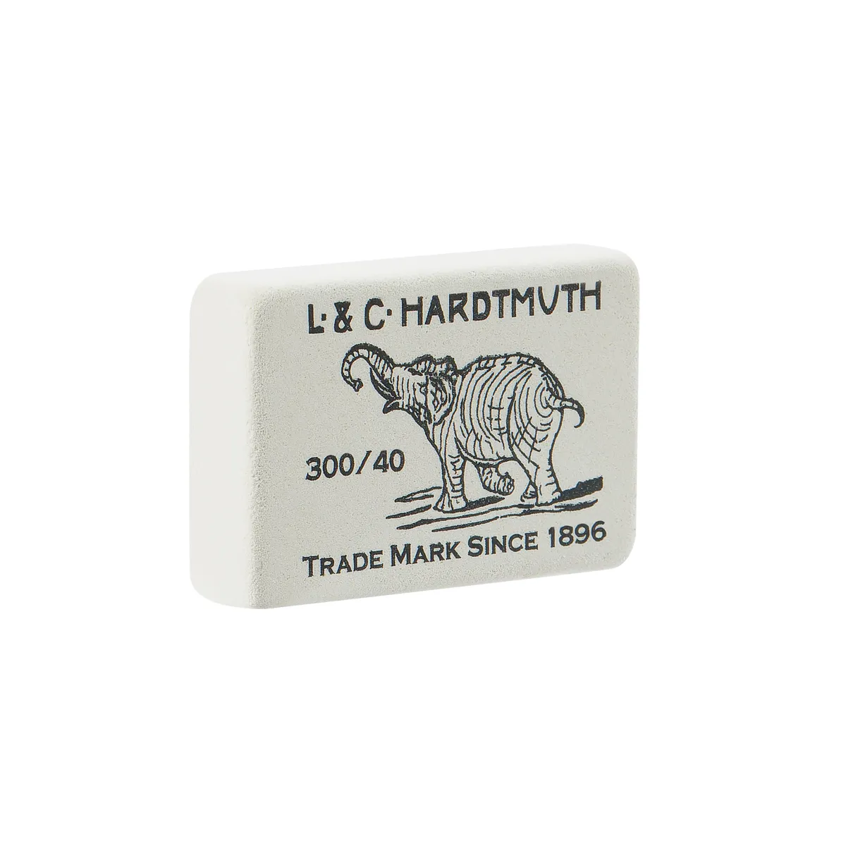 Ластик Koh-I-Noor "Elephant" 300/60, прямоугольный, натуральный каучук, 31*21*8мм, ч/б
