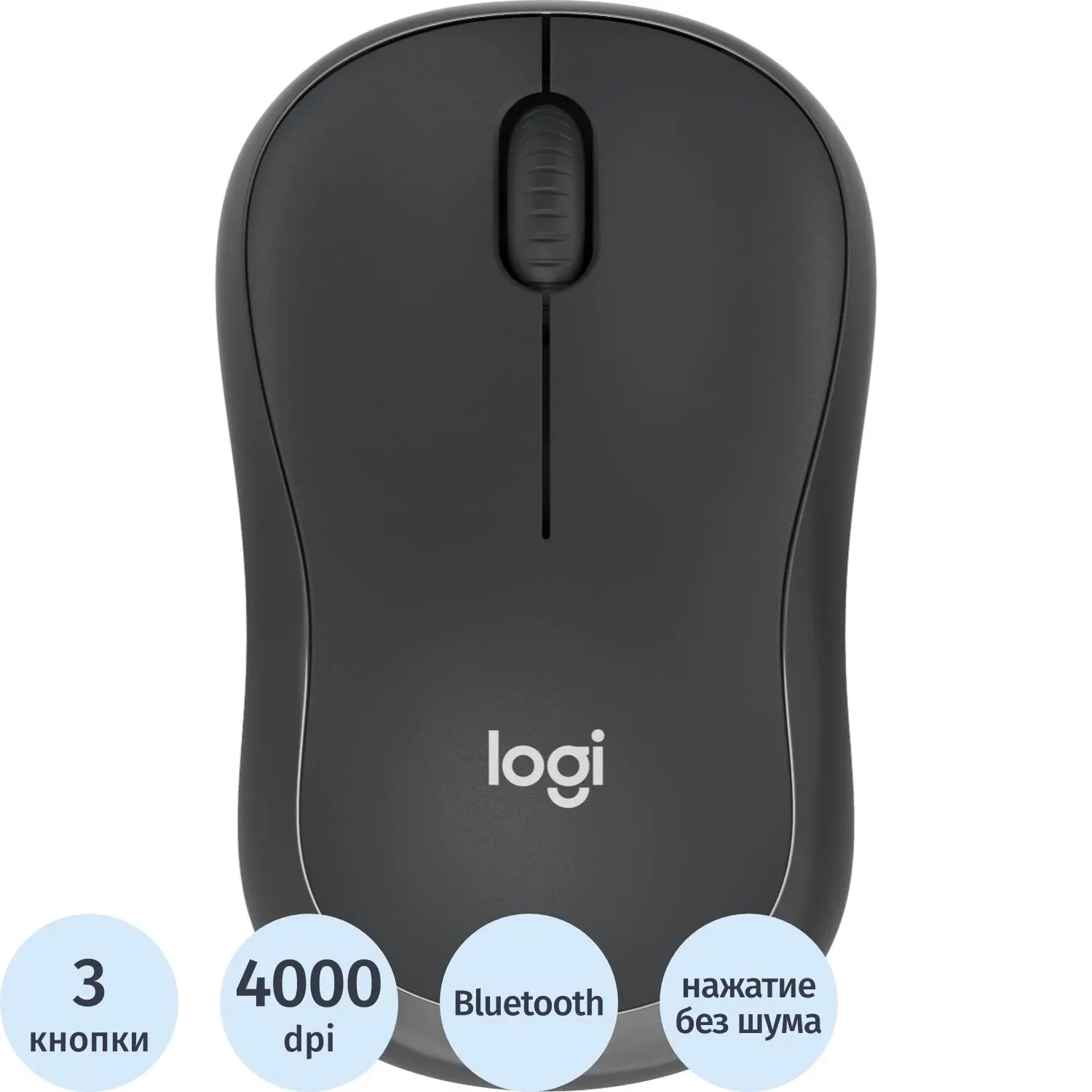 Мышь компьютерная Logitech M240 Bluetooth - GRAPHITE - SILENT