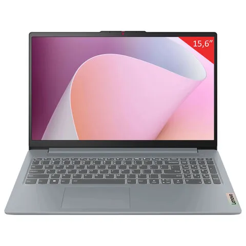 Ноутбук LENOVO IdeaPad Slim 3 15AMN8 15.6", Ryzen 3 7320U, 8 Гб, SSD 512 Гб, No OS, серый, 82XQ00XLSA