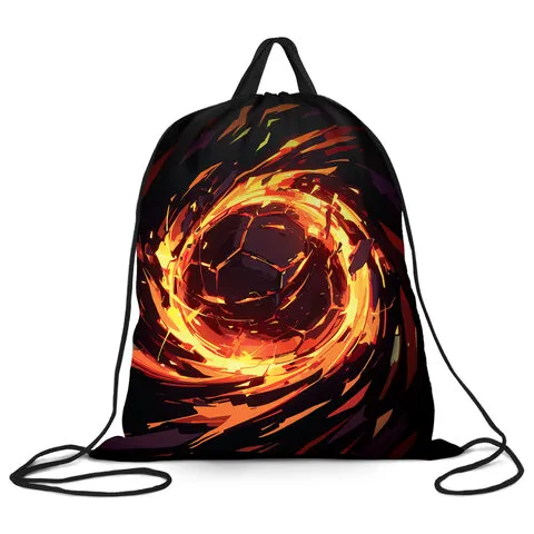 Мешок для обуви BRAUBERG KIDS, с петлей, 42х34 см, "Fire split", 273436