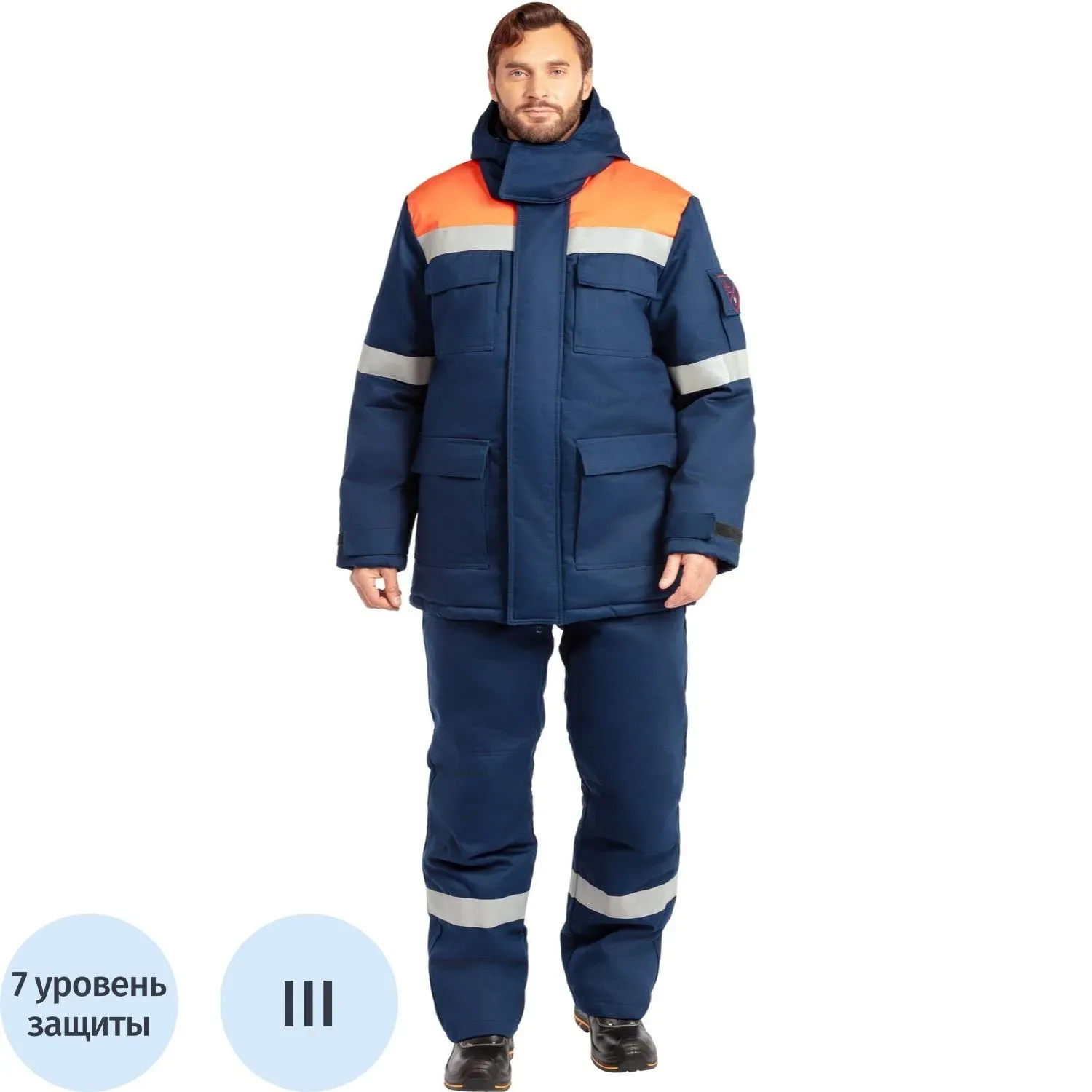 Костюм зимний 'Энергия' КПК тип Г ЗЭТВ 91,4 кал/см2 (56-58) 182-188