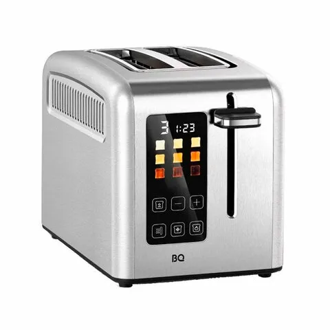 Тостер BQ (БИ-КЬЮ) T2002, 950 Вт, 2 тоста, 9 режимов, сенсорное управление, нержавеющ, 86197754