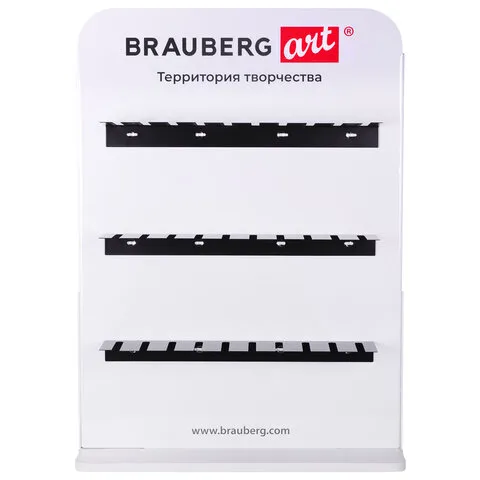 Стойка под масляные краски настольная BRAUBERG ART, акрил, 83х60х29см, 505928