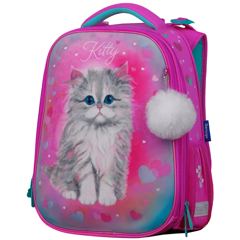 Ранец Berlingo Expert "Little kitty" 37*28*16см, 2 отделения, 2 кармана, анатомическая спинка